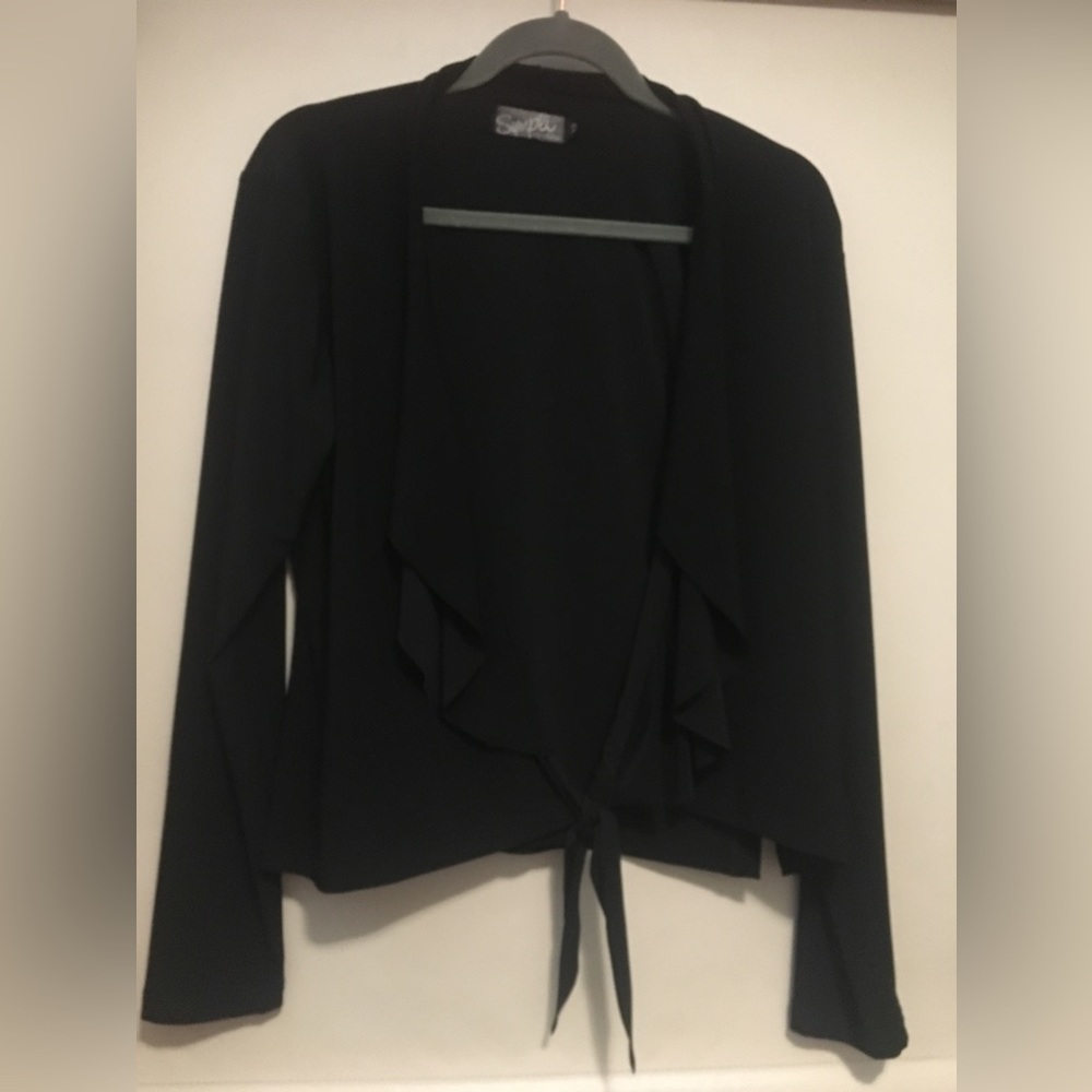 Black Simpli Top Size 12